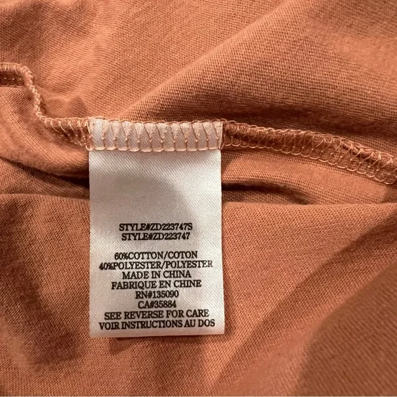 Z Supply | Terracotta Tiered Babydoll Tank Top Dress size XL NWT - Picture 8 of 12